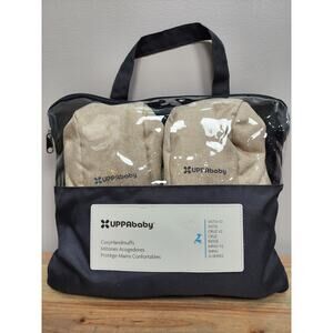 UPPAbaby Cozy Handmuffs Beige Polyester Stroller Glove/Mitten with Bag